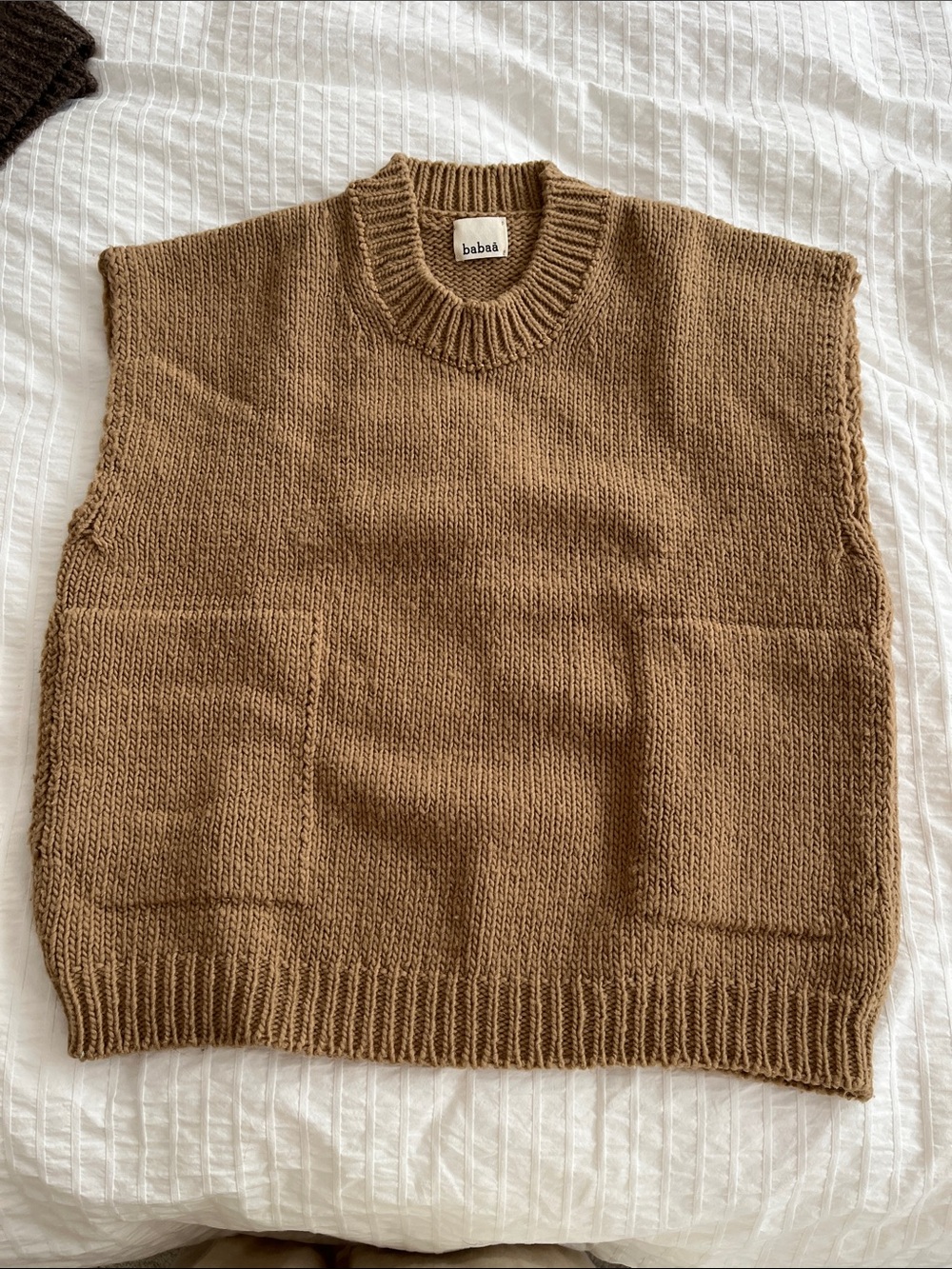 Babaa Vest no 55 in Arcilla